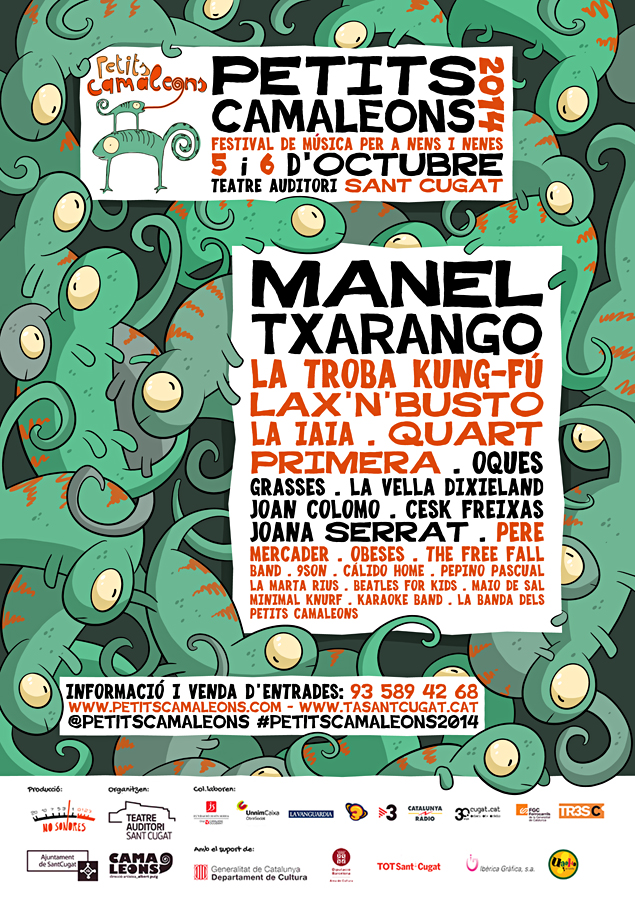 Cartell del festival Petits Camaleons