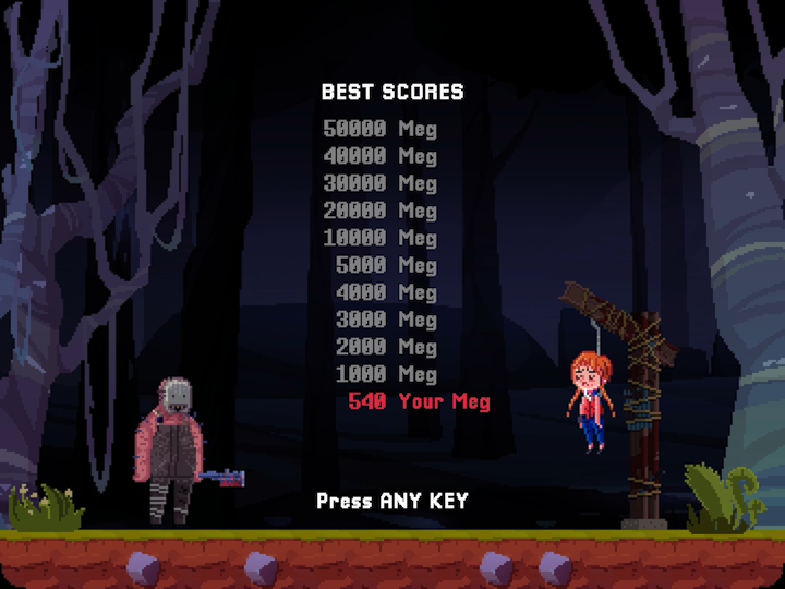Meg and the Trapper — escena 1