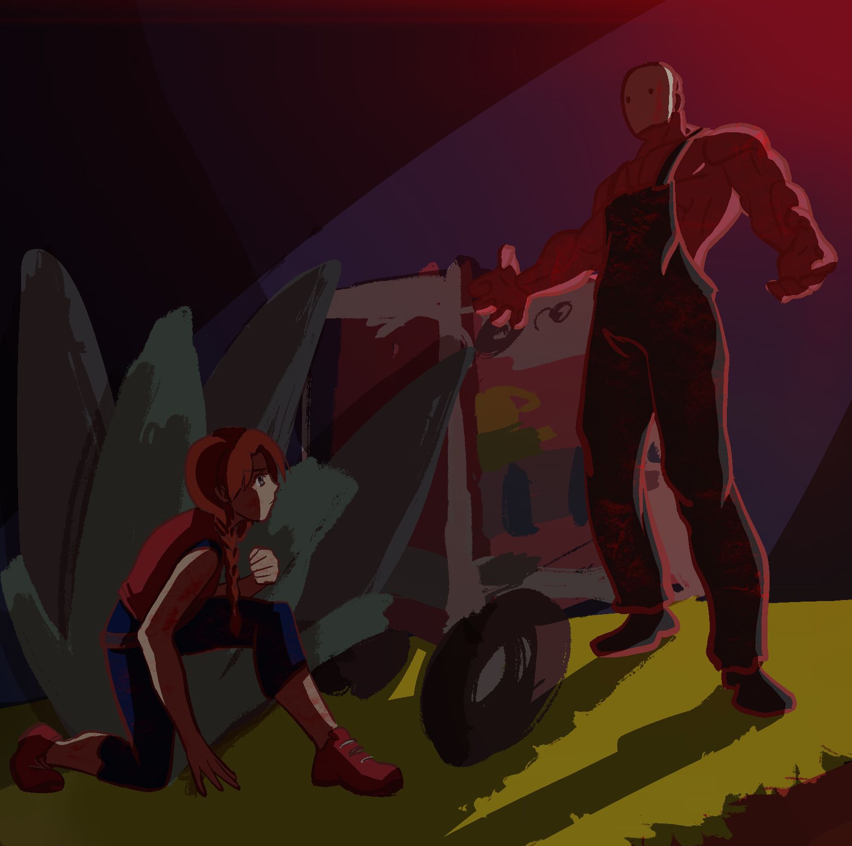 Meg and the Trapper — cover art